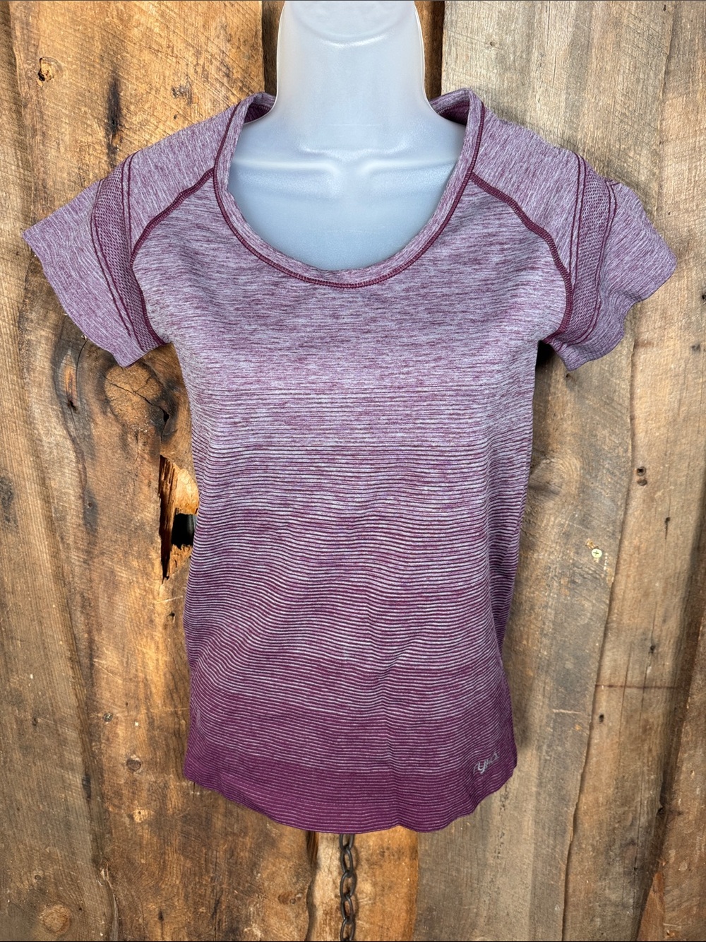 Ryka Plum Ombre Short-Sleeve Active Tee